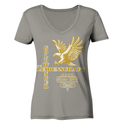 Goldwinger aus Leidenschaft seit 1975 - Ladies V-Neck Shirt