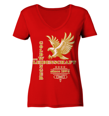 Goldwinger aus Leidenschaft seit 1975 - Ladies V-Neck Shirt