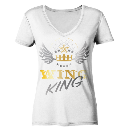 Goldwing - Wing King  - Ladies V-Neck Shirt