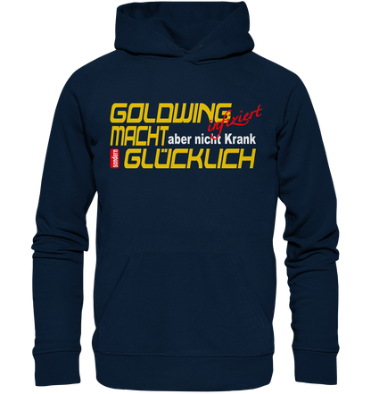 Goldwing macht Glücklich - Organic Hoodie