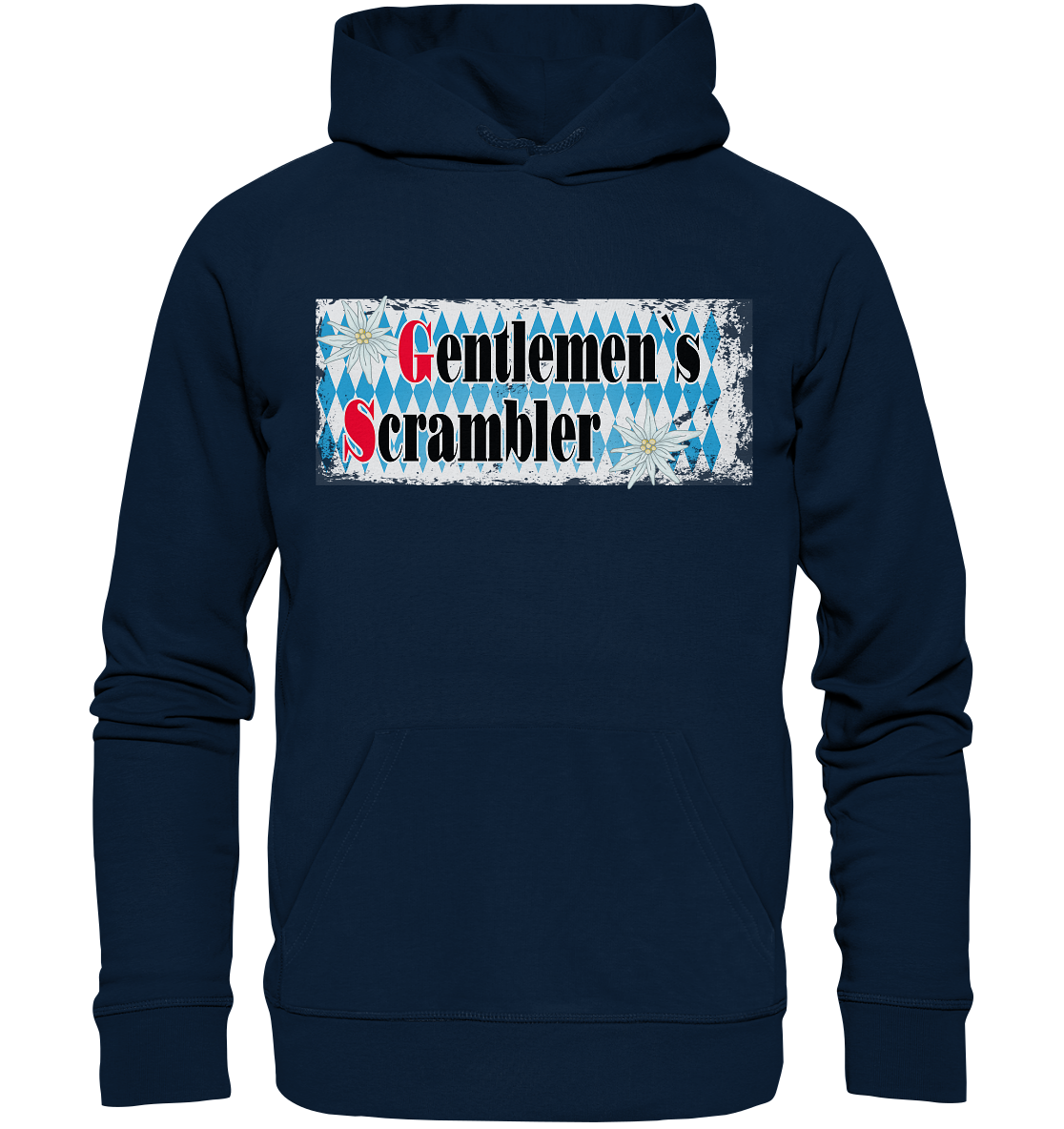 Gentlemen`s Scrambler - GS Adventure Bike - Organic Hoodie