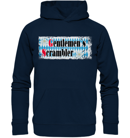 Gentlemen`s Scrambler - GS Adventure Bike - Organic Hoodie