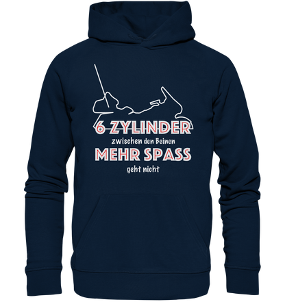 Goldwinger Spruch - 6 Zylinder - Organic Hoodie