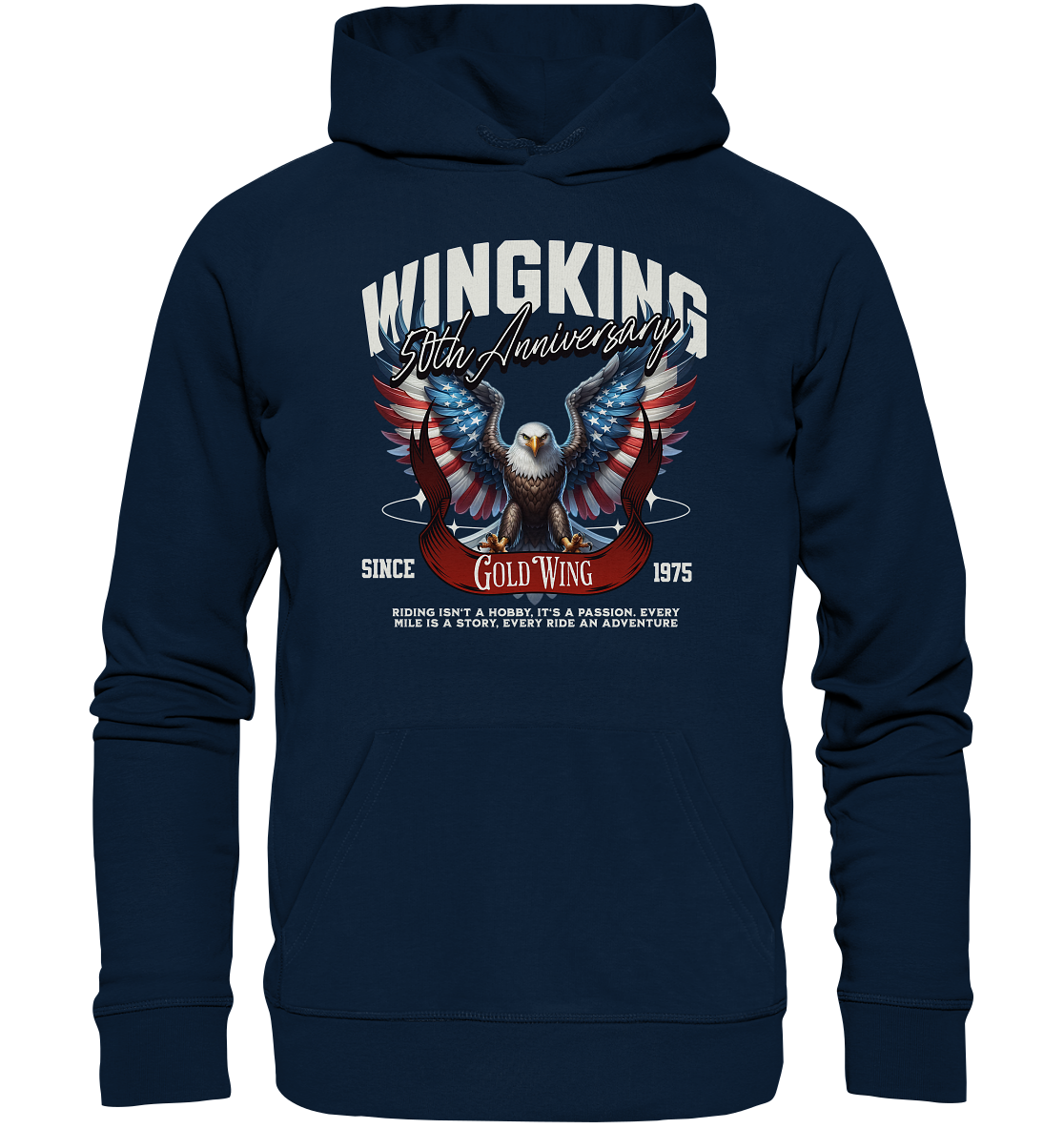 Goldwing Wing King 50 Jubiläum 1975 - Organic Hoodie