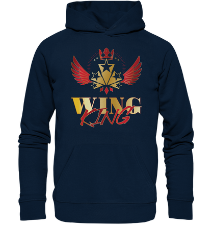 Goldwing - Wing King rot/gold - Organic Hoodie