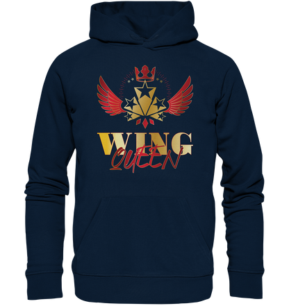 Goldwing - Wing Queen rot/gold - Organic Hoodie