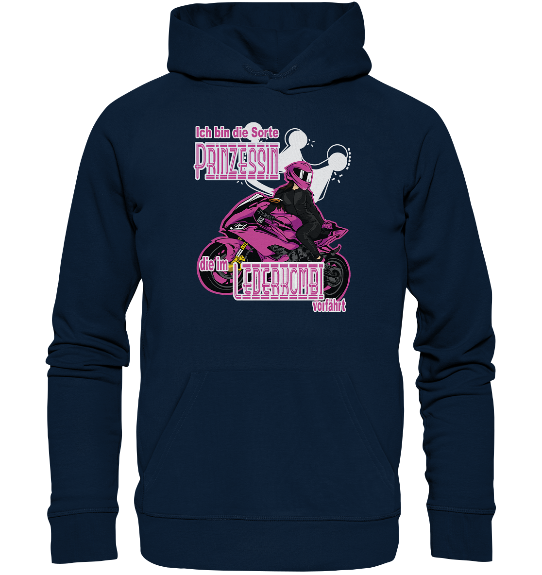 Frauenpower - Prinzessin mit Helm  - Organic Hoodie