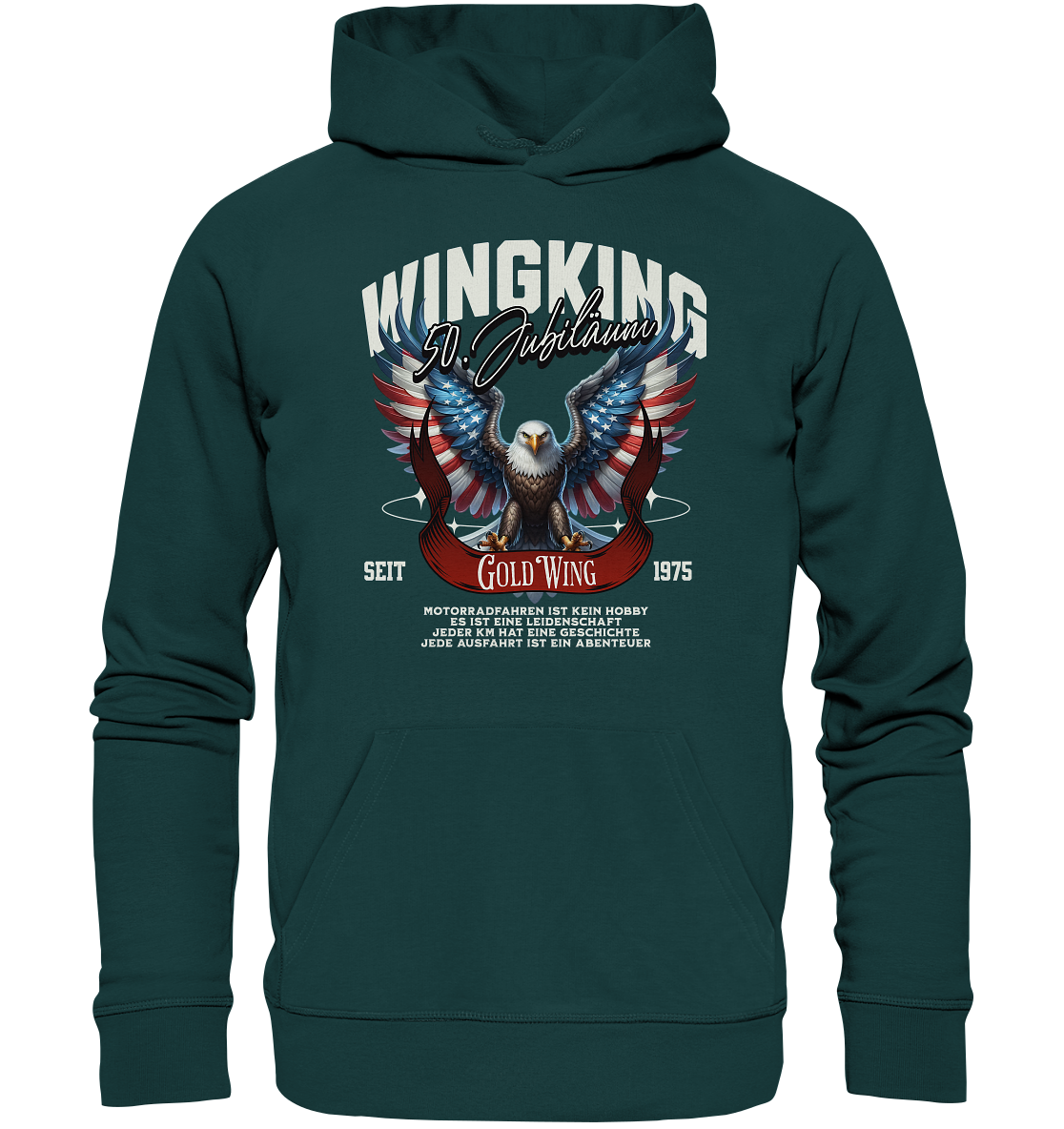Goldwing Wing King 50 Jubiläum 1975 - Organic Hoodie