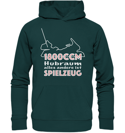 Goldwinger Spruch - 1800ccm Spielzeug - Organic Hoodie