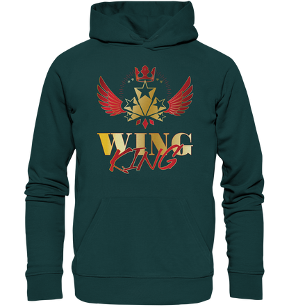 Goldwing - Wing King rot/gold - Organic Hoodie
