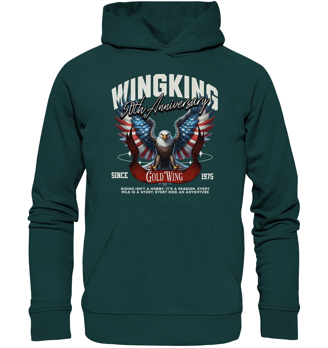 Goldwing Wing King 50 Jubiläum 1975 - Organic Hoodie
