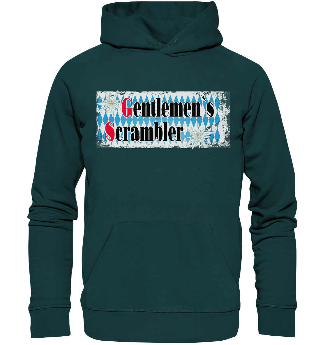 Gentlemen`s Scrambler - GS Adventure Bike - Organic Hoodie