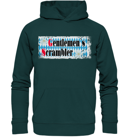 Gentlemen`s Scrambler - GS Adventure Bike - Organic Hoodie