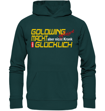 Goldwing macht Glücklich - Organic Hoodie