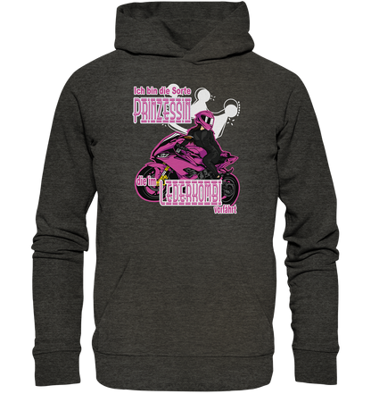 Frauenpower - Prinzessin mit Helm  - Organic Hoodie