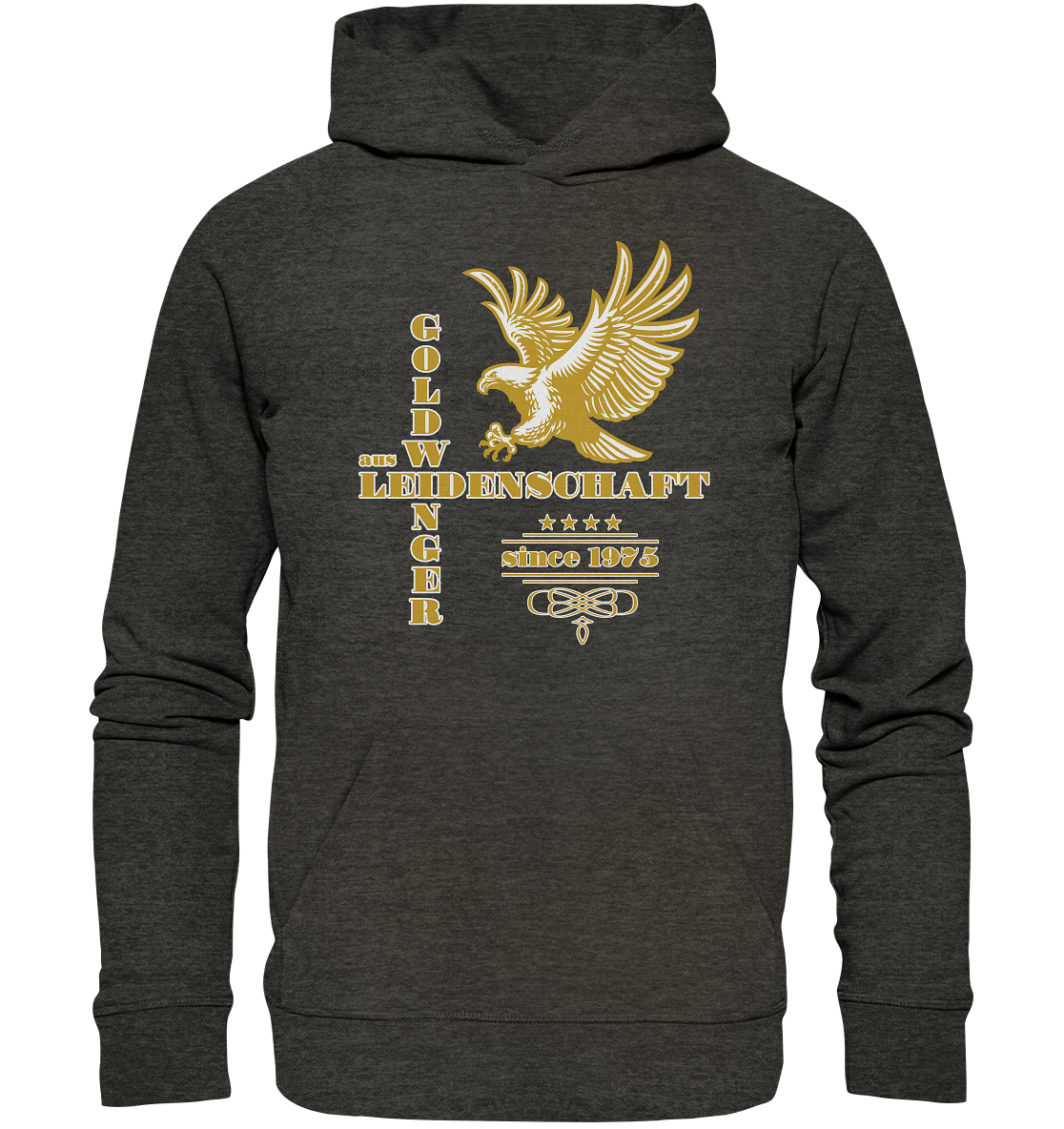 Goldwinger aus Leidenschaft seit 1975 - Organic Hoodie
