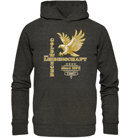 Goldwinger aus Leidenschaft seit 1975 - Organic Hoodie