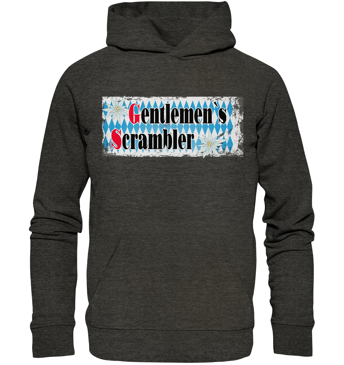 Gentlemen`s Scrambler - GS Adventure Bike - Organic Hoodie