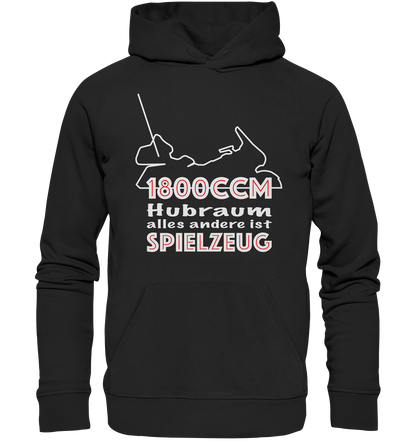 Goldwinger Spruch - 1800ccm Spielzeug - Organic Hoodie