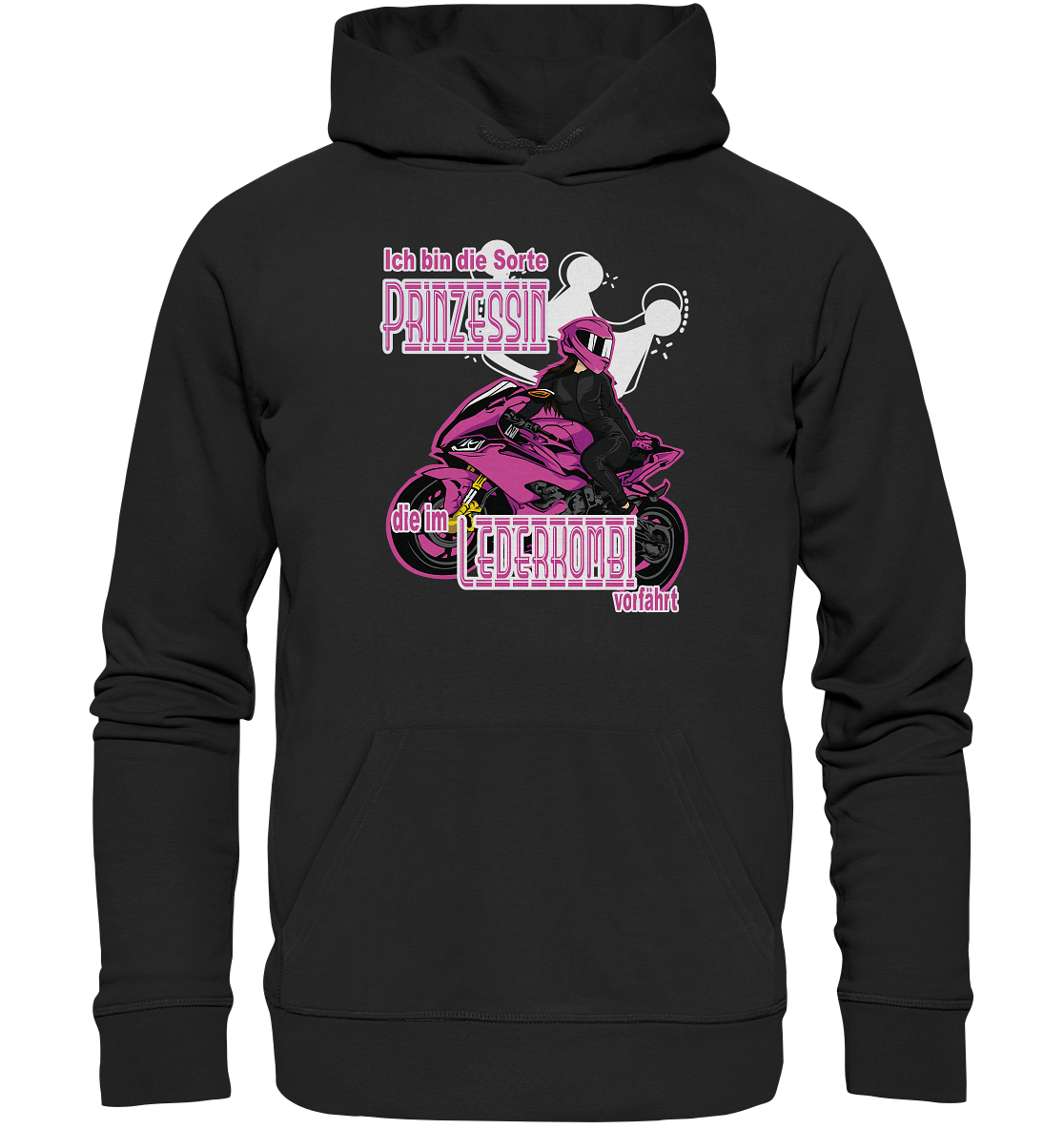 Frauenpower - Prinzessin mit Helm  - Organic Hoodie