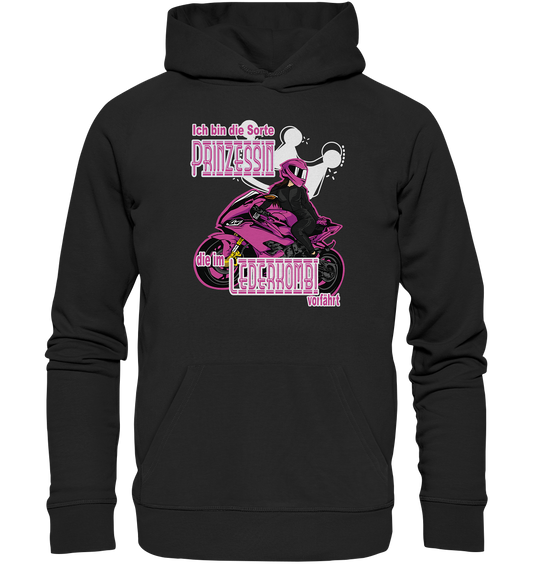 Frauenpower - Prinzessin mit Helm  - Organic Hoodie