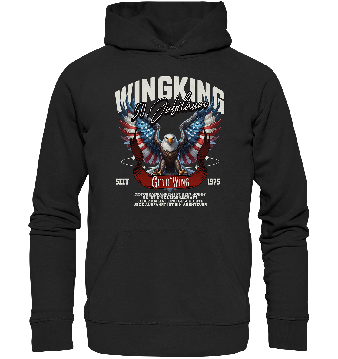 Goldwing Wing King 50 Jubiläum 1975 - Organic Hoodie