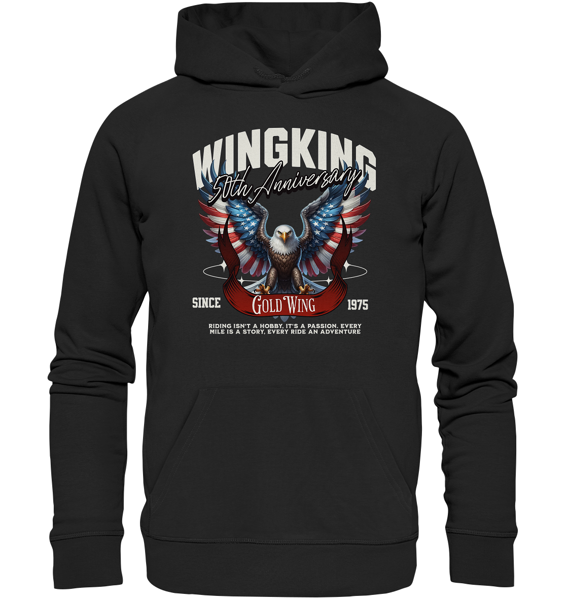 Goldwing Wing King 50 Jubiläum 1975 - Organic Hoodie