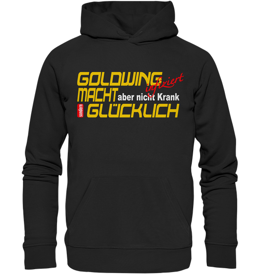 Goldwing macht Glücklich - Organic Hoodie