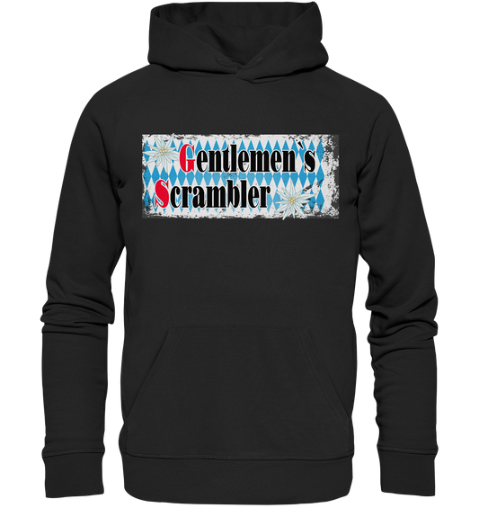 Gentlemen`s Scrambler - GS Adventure Bike - Organic Hoodie