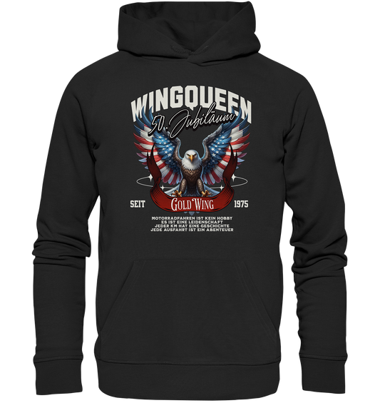 Goldwing Wing Queen 50 Jubiläum 1975 DE - Organic Hoodie