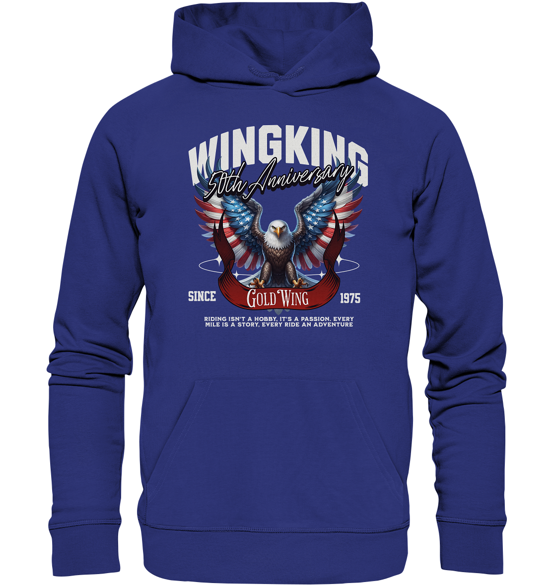 Goldwing Wing King 50 Jubiläum 1975 - Organic Hoodie