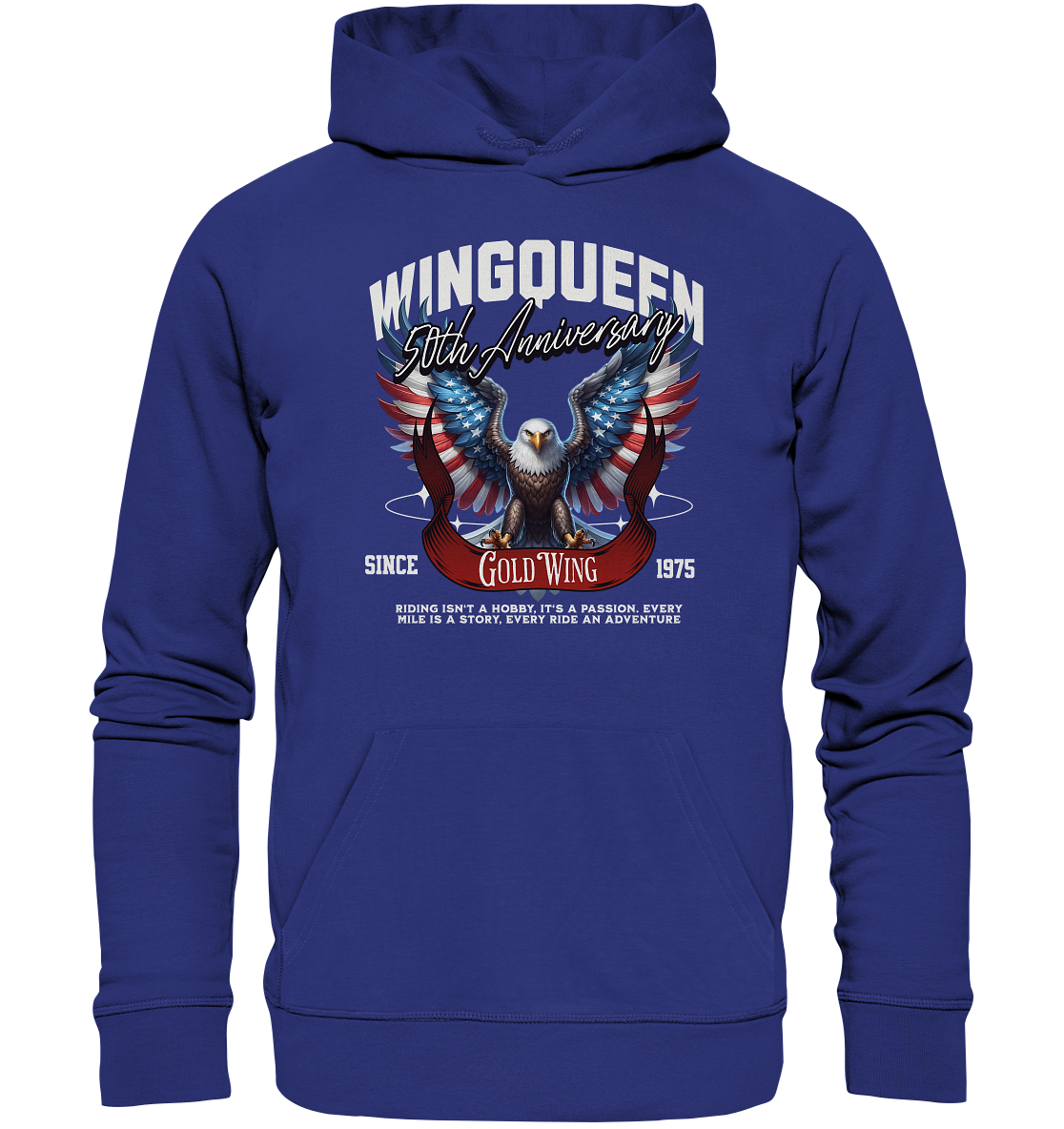 Goldwing Wing Queen 50 Jubiläum 1975 - Organic Hoodie