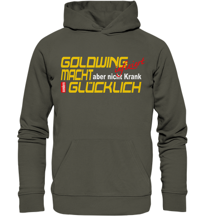 Goldwing macht Glücklich - Organic Hoodie