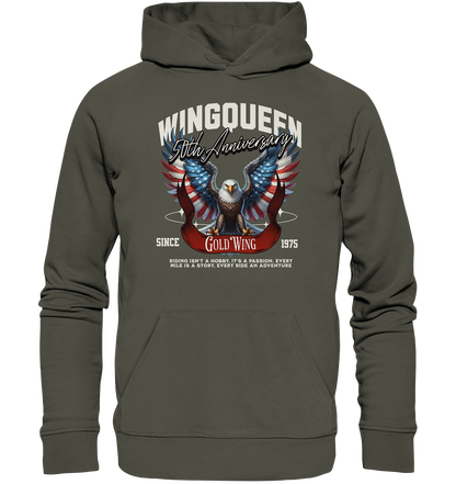 Goldwing Wing Queen 50 Jubiläum 1975 - Organic Hoodie