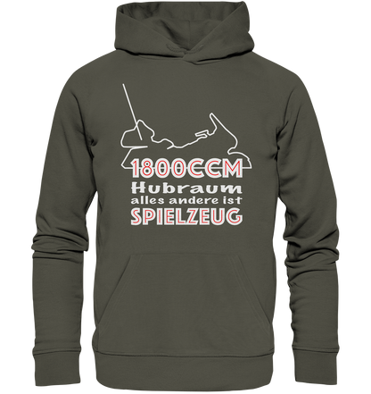 Goldwinger Spruch - 1800ccm Spielzeug - Organic Hoodie