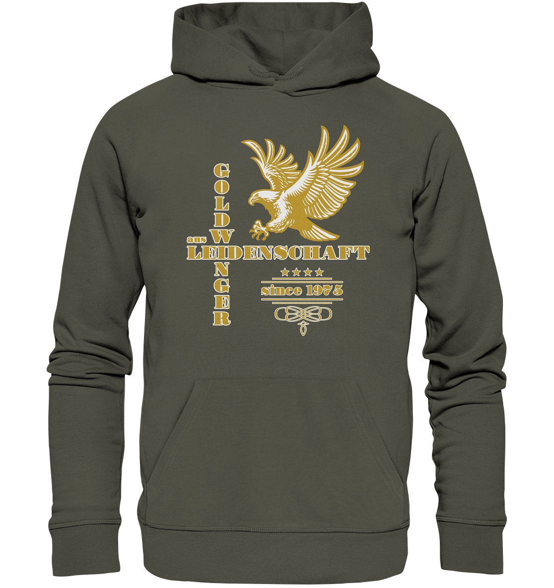 Goldwinger aus Leidenschaft seit 1975 - Organic Hoodie