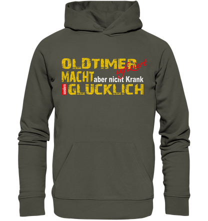 Oldtimer macht Glücklich - Organic Hoodie