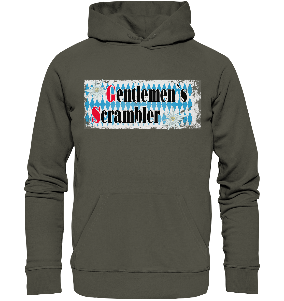 Gentlemen`s Scrambler - GS Adventure Bike - Organic Hoodie