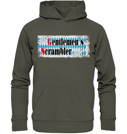 Gentlemen`s Scrambler - GS Adventure Bike - Organic Hoodie