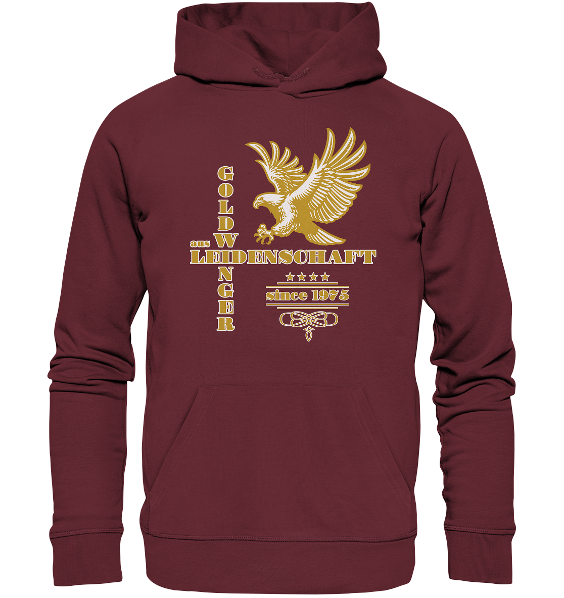 Goldwinger aus Leidenschaft seit 1975 - Organic Hoodie