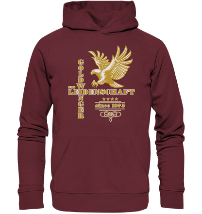 Goldwinger aus Leidenschaft seit 1975 - Organic Hoodie