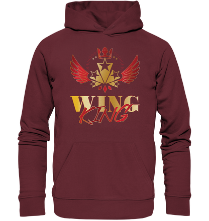 Goldwing - Wing King rot/gold - Organic Hoodie