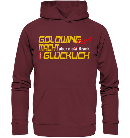 Goldwing macht Glücklich - Organic Hoodie