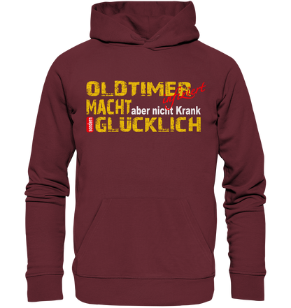 Oldtimer macht Glücklich - Organic Hoodie
