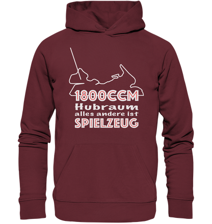 Goldwinger Spruch - 1800ccm Spielzeug - Organic Hoodie
