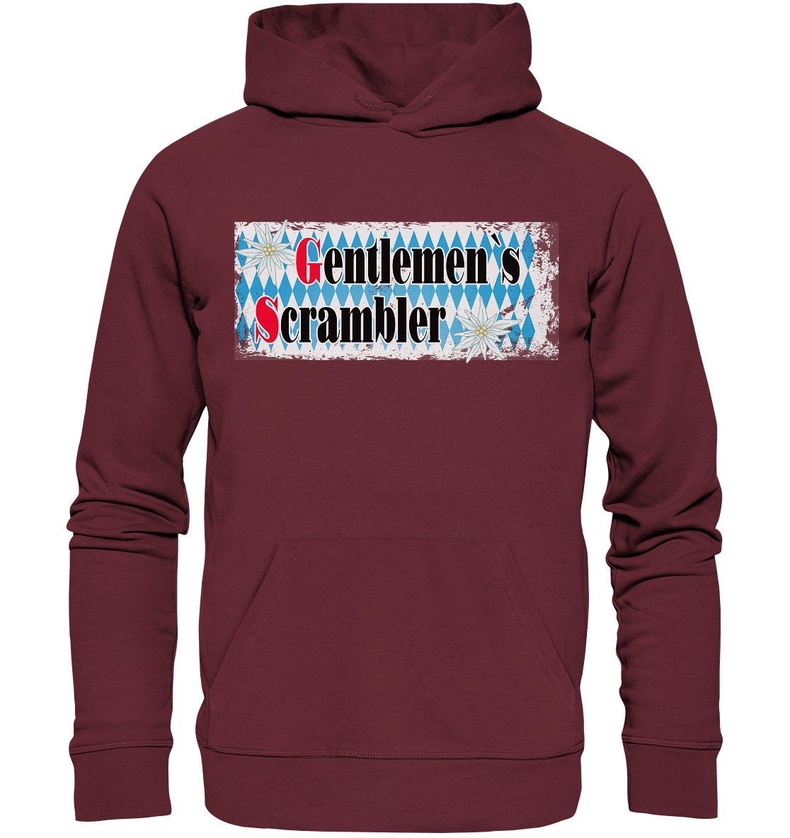 Gentlemen`s Scrambler - GS Adventure Bike - Organic Hoodie