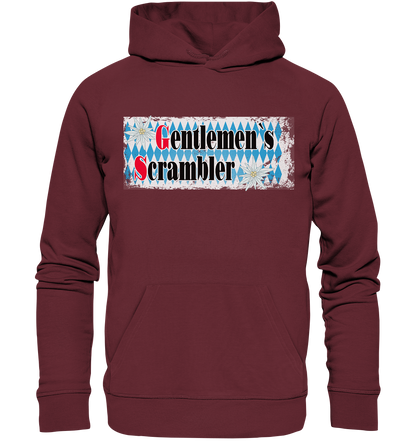 Gentlemen`s Scrambler - GS Adventure Bike - Organic Hoodie