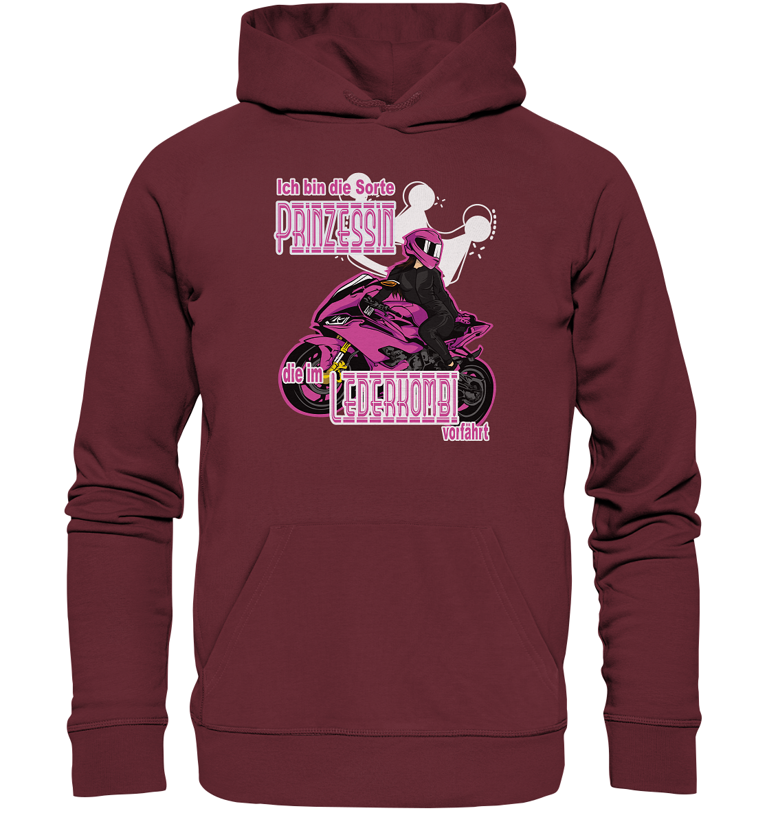 Frauenpower - Prinzessin mit Helm  - Organic Hoodie