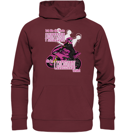 Frauenpower - Prinzessin mit Helm  - Organic Hoodie