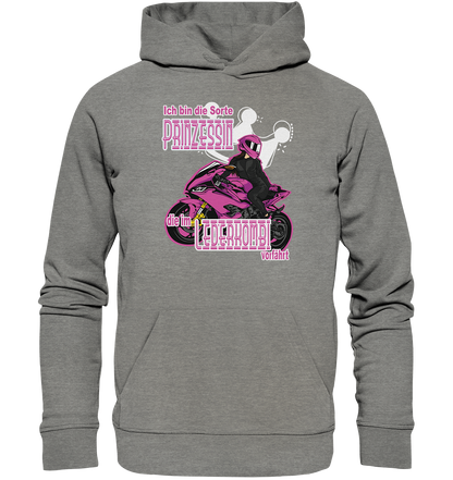 Frauenpower - Prinzessin mit Helm  - Organic Hoodie